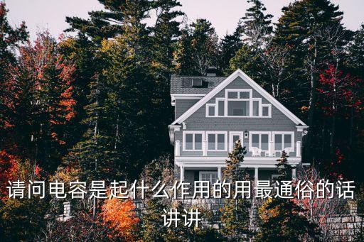 請(qǐng)問(wèn)電容是起什么作用的用最通俗的話講講