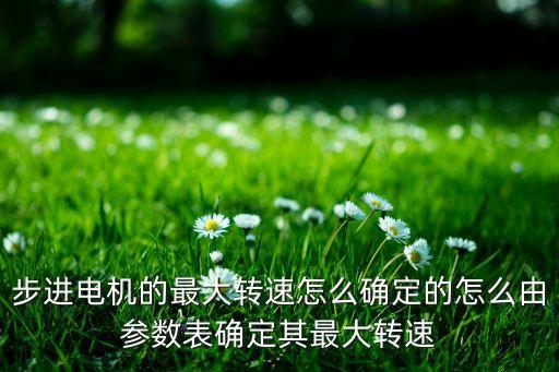 步進電機的最大轉(zhuǎn)速怎么確定的怎么由參數(shù)表確定其最大轉(zhuǎn)速