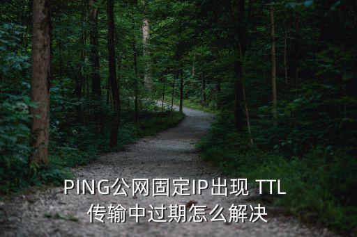PING公網(wǎng)固定IP出現(xiàn) TTL 傳輸中過期怎么解決