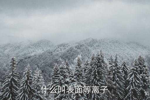 什么叫表面等離子