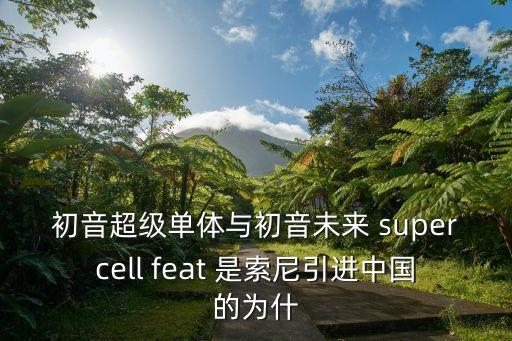 初音超級單體與初音未來 supercell feat 是索尼引進(jìn)中國的為什