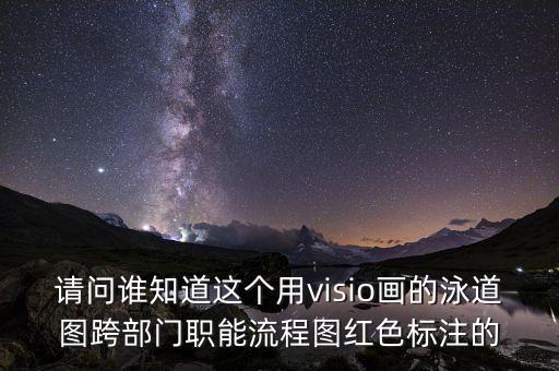 請(qǐng)問(wèn)誰(shuí)知道這個(gè)用visio畫(huà)的泳道圖跨部門職能流程圖紅色標(biāo)注的