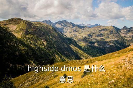 highside dmos 是什么意思