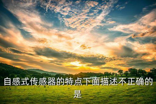 自感式傳感器的特點(diǎn)下面描述不正確的是