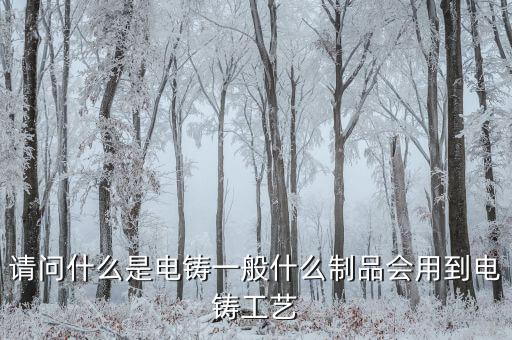 請(qǐng)問什么是電鑄一般什么制品會(huì)用到電鑄工藝