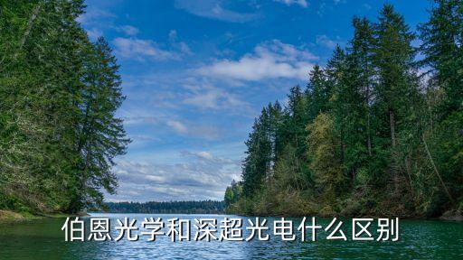 伯恩光學(xué)和深超光電什么區(qū)別