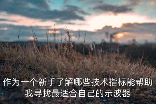 作為一個(gè)新手了解哪些技術(shù)指標(biāo)能幫助我尋找最適合自己的示波器