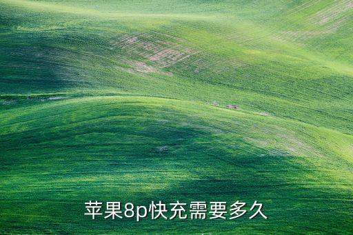 蘋果8p快充需要多久