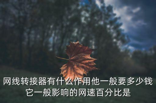 轉(zhuǎn)接器，請問什么是轉(zhuǎn)接器