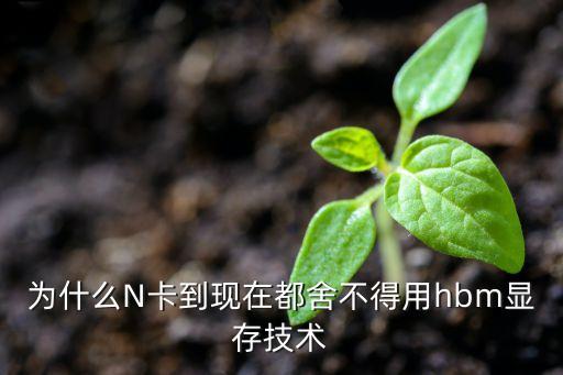 hbm3，為什么N卡到現(xiàn)在都舍不得用hbm顯存技術(shù)