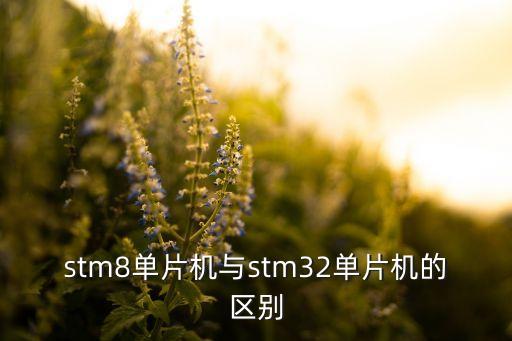 stm8單片機(jī)與stm32單片機(jī)的區(qū)別