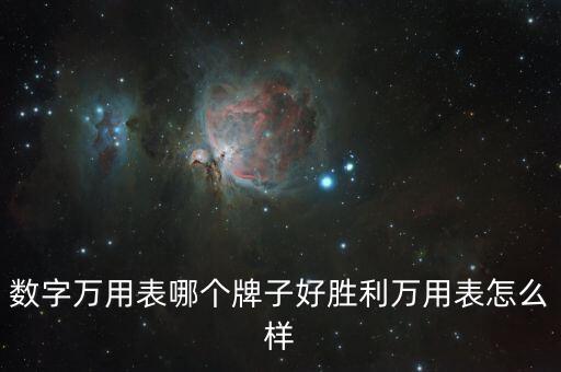 數(shù)字萬(wàn)用表哪個(gè)牌子好勝利萬(wàn)用表怎么樣