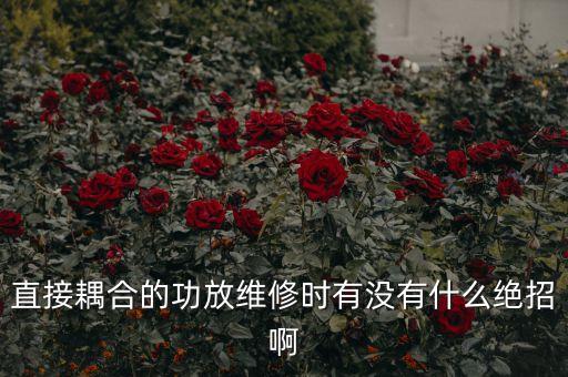 直接耦合的功放維修時(shí)有沒(méi)有什么絕招啊