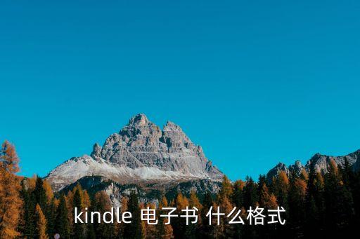 kindle支持什么格式，kindle可以看什么格式