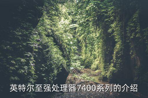 英特爾至強處理器7400系列的介紹