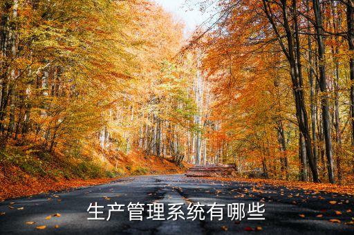 生產(chǎn)管理系統(tǒng)有哪些