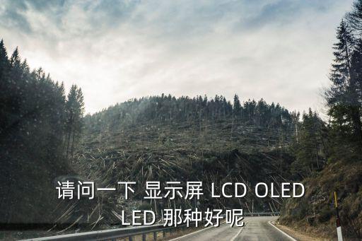 請問一下 顯示屏 LCD OLED LED 那種好呢