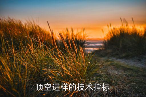 頂空進(jìn)樣的技術(shù)指標(biāo)