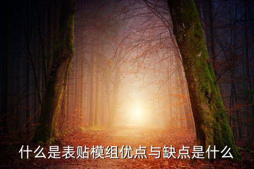 什么是表貼模組優(yōu)點(diǎn)與缺點(diǎn)是什么