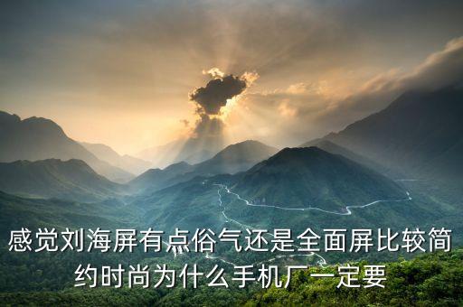 感覺(jué)劉海屏有點(diǎn)俗氣還是全面屏比較簡(jiǎn)約時(shí)尚為什么手機(jī)廠(chǎng)一定要