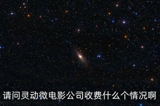 請問靈動微電影公司收費什么個情況啊