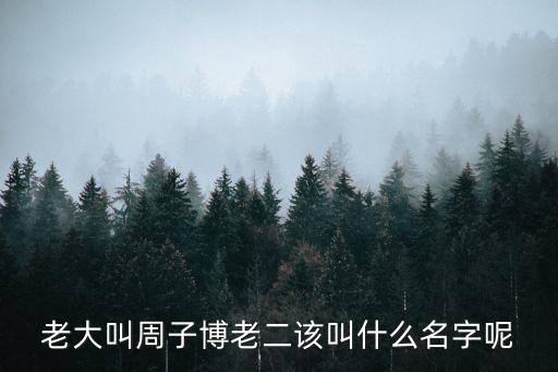 周子學，老大叫周子博老二該叫什么名字呢