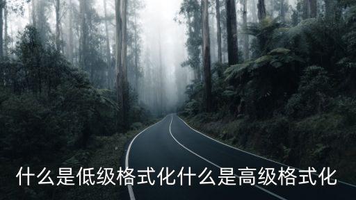 高級格式化，怎么高級格式化硬盤