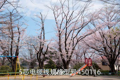 5芯電纜線規(guī)格型號450116