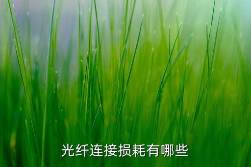 光纖連接損耗有哪些