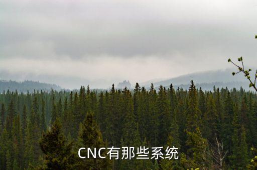CNC有那些系統(tǒng)
