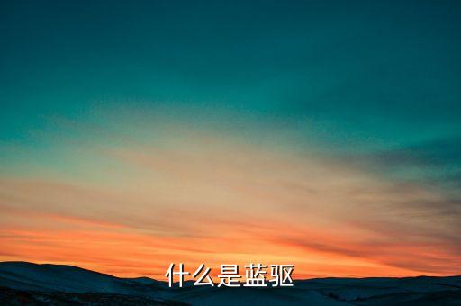 藍驅，什么是汽車藍驅