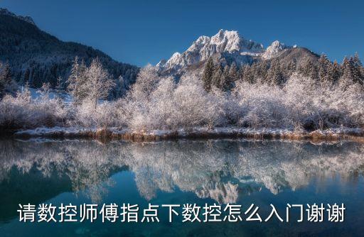 請數(shù)控師傅指點下數(shù)控怎么入門謝謝