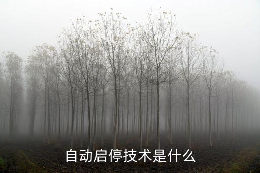 自動啟停技術是什么