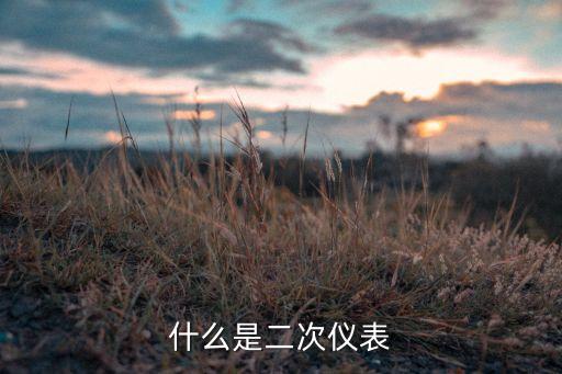 什么是二次儀表