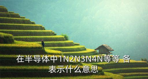 在半導體中1N2N3N4N等等 各表示什么意思