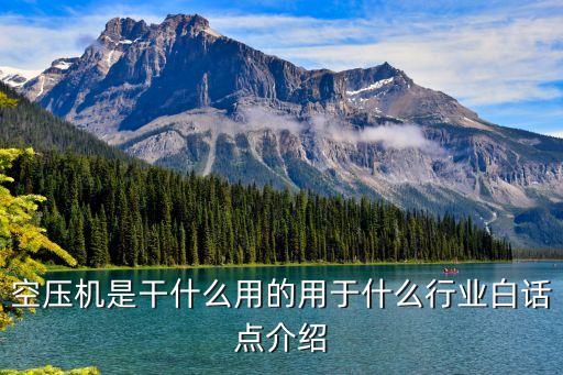 空壓機(jī)是干什么用的用于什么行業(yè)白話點(diǎn)介紹