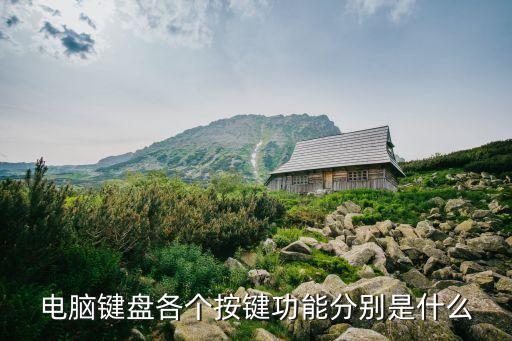 電腦鍵盤功能，電腦鍵盤的功能