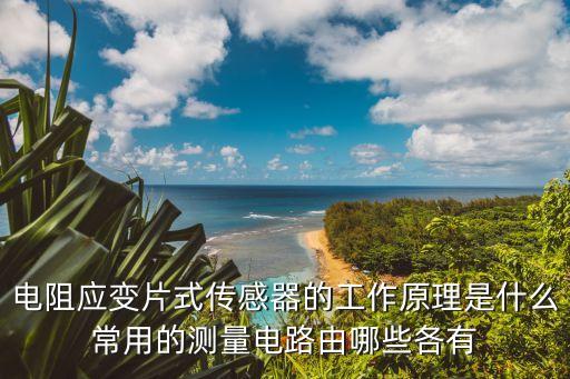 電阻應(yīng)變片式傳感器的工作原理是什么常用的測量電路由哪些各有