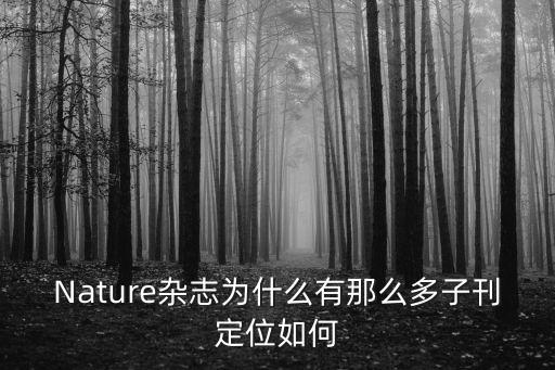 nature子刊，Nature自然子刊簡(jiǎn)介哪里可以了解