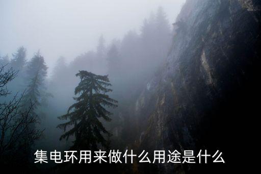 集電環(huán)用來做什么用途是什么