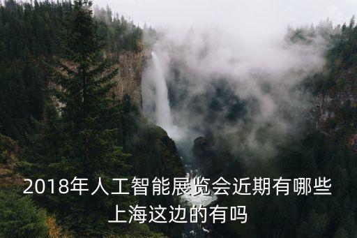 上海人工智能大會(huì)，2018年人工智能展覽會(huì)近期有哪些上海這邊的有嗎