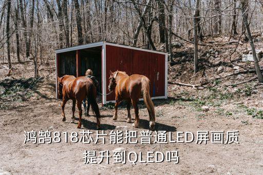 鴻鵠818，鴻鵠818芯片能把普通LED屏畫(huà)質(zhì)提升到QLED嗎