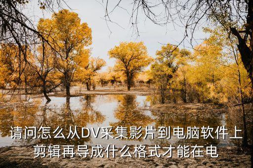 請問怎么從DV采集影片到電腦軟件上剪輯再導(dǎo)成什么格式才能在電
