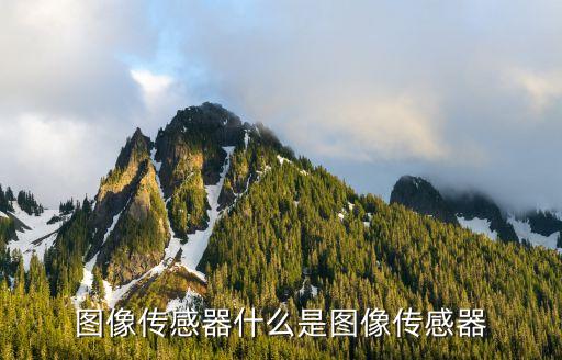 圖像傳感器什么是圖像傳感器