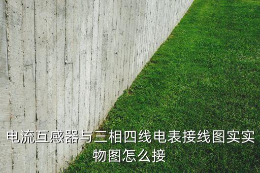 電流互感器與三相四線(xiàn)電表接線(xiàn)圖實(shí)實(shí)物圖怎么接