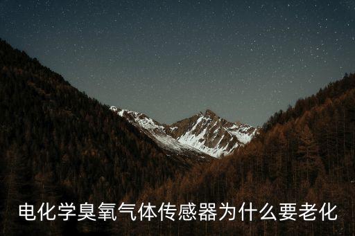 電化學(xué)臭氧氣體傳感器為什么要老化