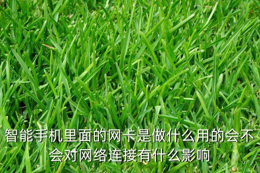 智能手機(jī)里面的網(wǎng)卡是做什么用的會不會對網(wǎng)絡(luò)連接有什么影響