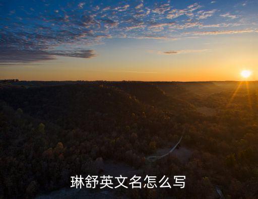 lins，琳舒英文名怎么寫