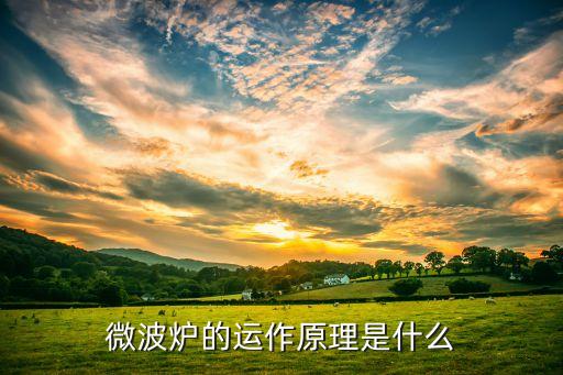 微波爐的運作原理是什么