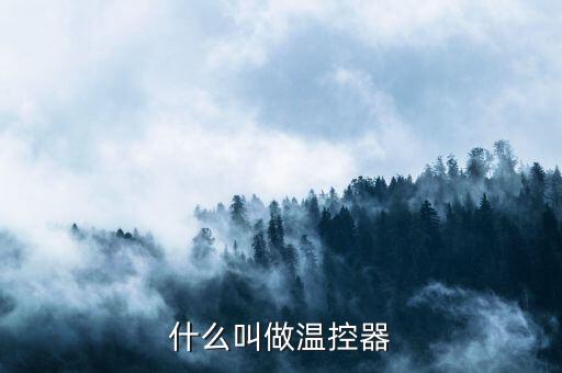 什么叫做溫控器